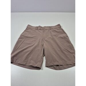 First Spear Pub Shorts Mens 36 Beige Stretch Chino 8" Inseam Made USA Casual